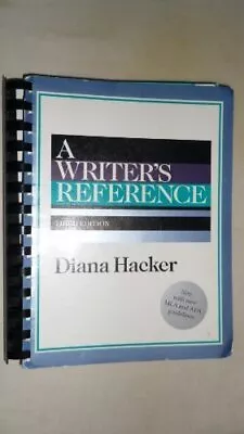A Writer's Reference By Diana Hacker • $3.79