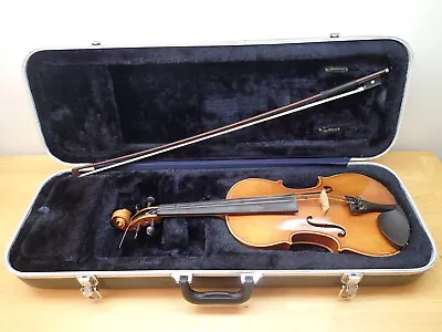 Strobel ML 100 4/4 Violin With Glasser Bow & Case Needs Work • $299.95