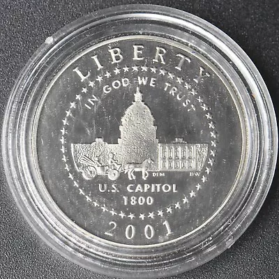 2001-P Proof P Cap Visit Modern Commemorative Half Dollar .50C -COINGIANTS- • $19.25