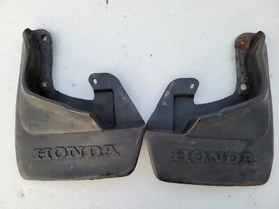 $385 • Buy 1988 1989 1990 1991 Honda Crx Mud Flaps Mudguards Mud Guards EF OEM Rare Front