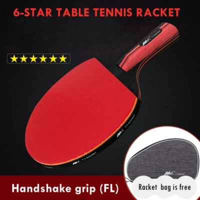 $33.20 • Buy Professional Shakehand Longhand FL Table Tennis Ping Pong Racket Bat With Rubber