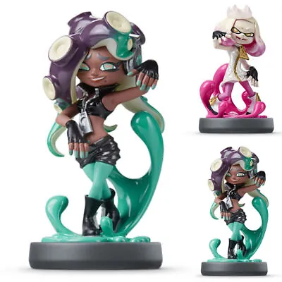$19.89 • Buy AU Splatoon 2 Off The Hook Set Amiibo Pearl And Marina 3D Doll Figure Ornament -