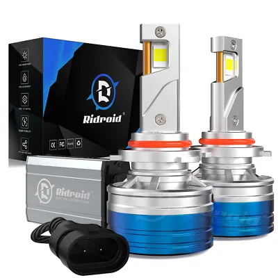 RIDROID 9006 LED Headlight Bulbs Kit Low Beam 160W 36000LM 6500K Bright White • $37.99