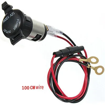 12V Car Cigarette Socket Lighter Power Adapter Waterproof Plug Outlet W/40  Line • $17.59