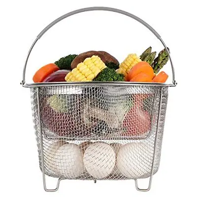 AOZITA Steamer Basket For Instant Pot Accessories 6 Qt Or 8 Quart - 2 Tier • $27.85