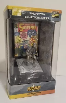 Iron Man Marvel Comics Limited Fine Pewter Collector Champions Statue MIB • $23.77