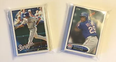 Texas Rangers Base Cards Lot (60+) Jones Fielder Beltre Andrus Etc. • $3.75