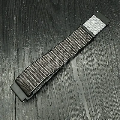 20 22 MM Gray Nylon Trail Loop Strap Watch Band Quick Release Fits For Timex USA • $10.99