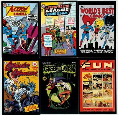 Vintage Art Of DC Comics 6 Post Card Lot ~ Supergirl Superman Wonder Woman JLA • $12.99