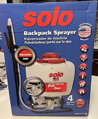 Solo Inc 425-101 High Pressure Chemical Backpack Applicator- 4 Gal. • $79.99