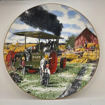 Vintage J. I. Case Threshing Scene Limited Edition Collectible Commem Plate • $48.87