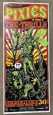 $5 • Buy PIXIES Concert Poster Silkscreen On Cardstock Mass Prod. Denver, Co 9/30/2004