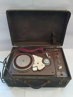 Vintage Electron Industries Electro Corder Wire Recorder And Phonograph... • $29