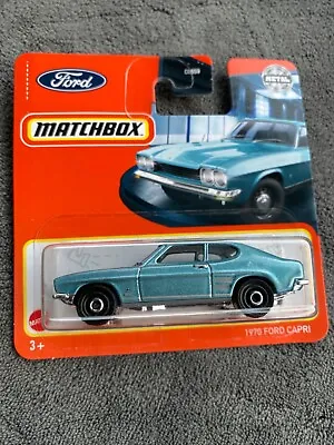 Matchbox 1970 Ford Capri Silver Blue. 1:64. New. • £8