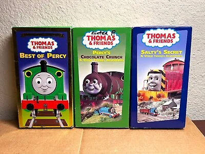 Thomas & Friends - Best Of Percy (3 VHS) Chocolate Crunch Salty's Secret • $12.99