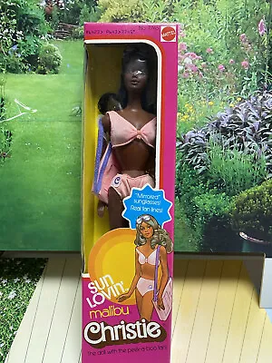 Vintage 1978 Mattel Barbie SUN LOVIN MALIBU CHRISTIE Doll NRFB MIB MIP MOC • $400