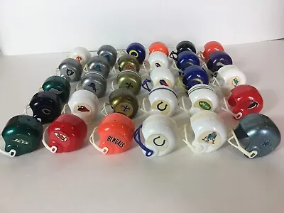 30 Vintage NFL Gumball Mini Football Helmets Lot- Kansas City Bengals Jets • $40