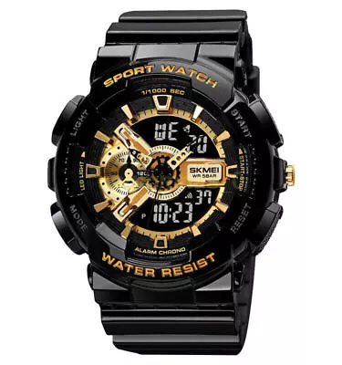 Waterproof Men's Quartz Digital Watches Military Shock Sports • $29.90