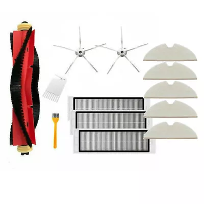 HEPA Filters & Brush Kits For XiaoMi Roborock S5 S6 MAX Vacuum Spare Parts • $15.95