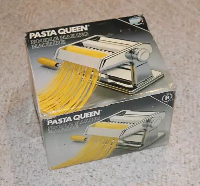 Vintage 1986 Pasta Queen Noodle Maker Machine Made In Italy Model 15-4150 • $19.90