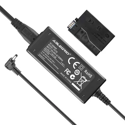 UK AC Adapter + DC Coupler For Canon EOS 550D 600D 650D 700D Power Charger • £15.54