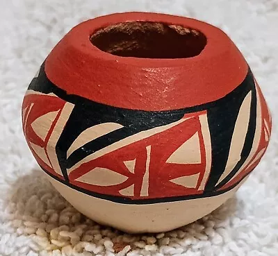 Beautiful Jemez Miniature Bowl Signed V. Toya • $18