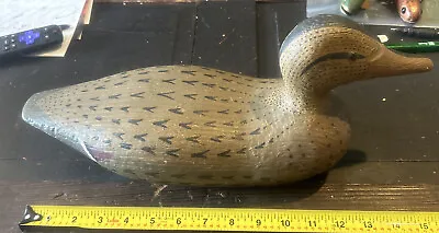 Antique Early Primitive Wood/Wooden Duck Decoy   From Kittery Maine! • $199