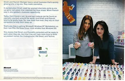 1999 Microsoft NT Workstation Small Business Vintage Magazine Print Ad/Poster • $11.90