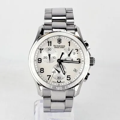 Victorinox Swiss Army Lady's Chrono Mother Of Pearl Dial Watch 241256 (PB1024627 • $149.99