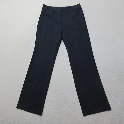 Ex M&S Dress Trousers Womens UK 10 Navy Blue Washable Classic Office EU 38 NWOT • £14.99