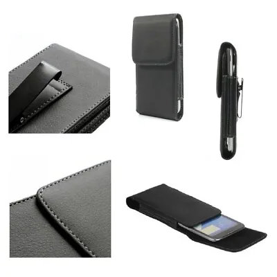For Alcatel One Touch S'Pop Dual 4030 Case Metal Belt Clip Synthetic Leather... • $35.15