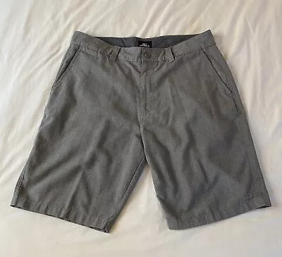 O'NEILL Grey Men’s Shorts Viscose Polyester Blend Size 33 • $19.99