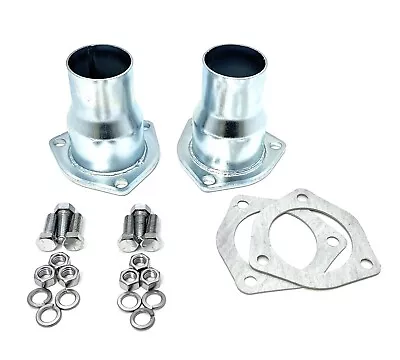 3-Bolt Flange Header Collector Reducer Kit 2.5  To 2  Universal Gaskets & Bolts • $34.95