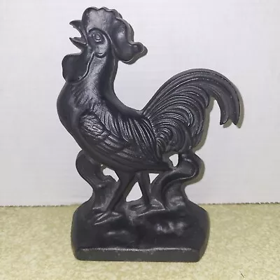 Virginia Metal Crafters Colonial Williamsburg Cast Iron Rooster Bookend Or... • $20