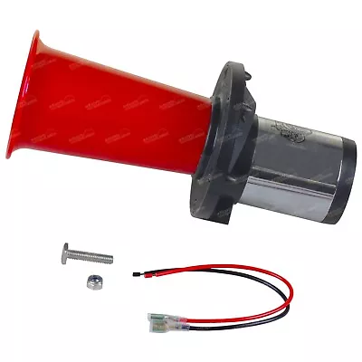 RED Klaxton Vintage Old Style Car Horn AHH-OOO-GAH 12volt Electric Hot Rod Truck • $23.95