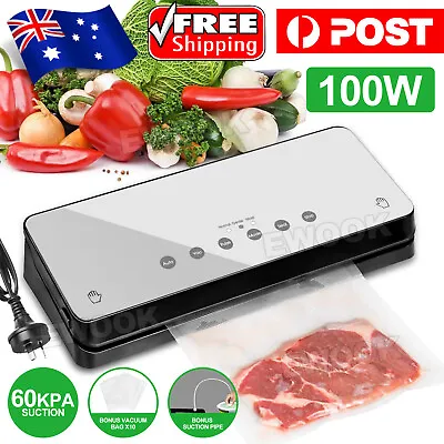 Vacuum Sealer Machine Fresh Dry Wet Food Saver Storage With Bags • $48.95