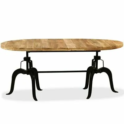 £512.27 • Buy Industrial Dining Table Solid Mango Wood Stylish Vintage Rustic Effect 180cm