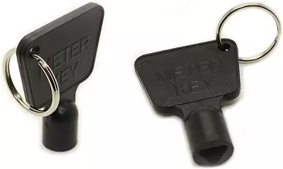 £2.09 • Buy Service Utility Meter Key Gas Electric Box Cupboard Cabinet Triangle Reading DIY
