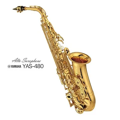 Yamaha YAS-480 Alto Saxophone Gold Genuine Sealed • $1659