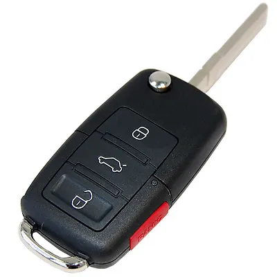 HQRP Flip Key FOB Shell Remote Case For Volkswagen VW Mk4 MK5 Typ 1J Typ 1K R32 • $7.95