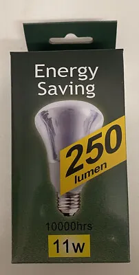 £8.99 • Buy 10 Crompton R63 R64 E27 ES Reflector 11w Low Energy CFL Bulb Warm White 250lm