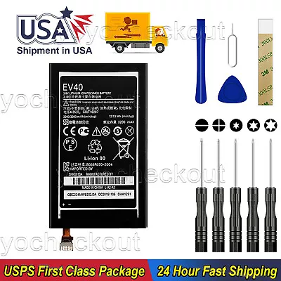 For Motorola Droid Razr Maxx HD XT926 Replacement Battery EV40 SNN5913A Tool Kit • $16.09