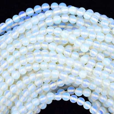 Opalite Quartz Round Beads Gemstone 14.5  Strand 4mm 6mm 8mm 10mm • $4.49