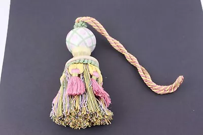 Mackenzie Childs Hand Painted Tassel – Mint • $90