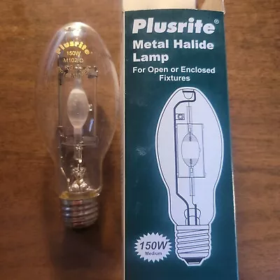 Mp150/u/med - 150 Watt Ed17 Medium Base Protected Clear Metal Halide Bulb • $18.75