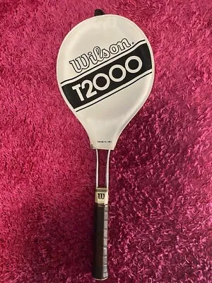 Wilson T-2000 Tennis Racquet Medium 4 5/8 Super Cond! 70's Or 80's • $48