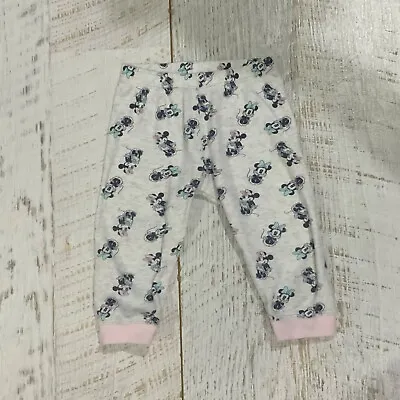 DISNEY Baby Girl Sz 6-12 Mths  COTTON  Leggings Pants Minnie Mouse • $2.90