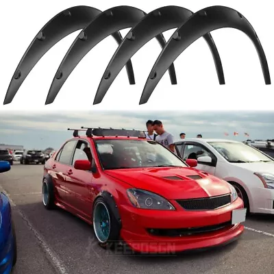 4x 4.5  Fender Flares Extra Wide Wheel Arches Body Kit For Mitsubishi Lancer GT • $69.11