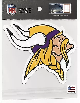 2014 Static Cling Window Decal Football Minnesota Vikings 5  X 5  • $4.99