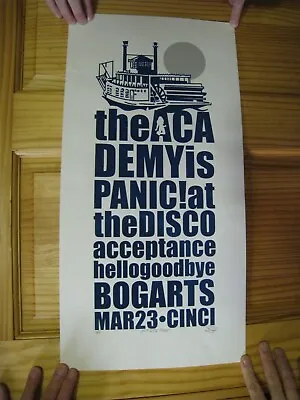 The Academy Is Poster Panic! At The Disco Panic Cincinnati March 23 • $254.21